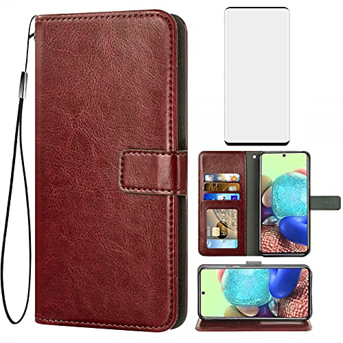 Coque Samsung S20 Plus Asuwish design premium marron en verre trempé