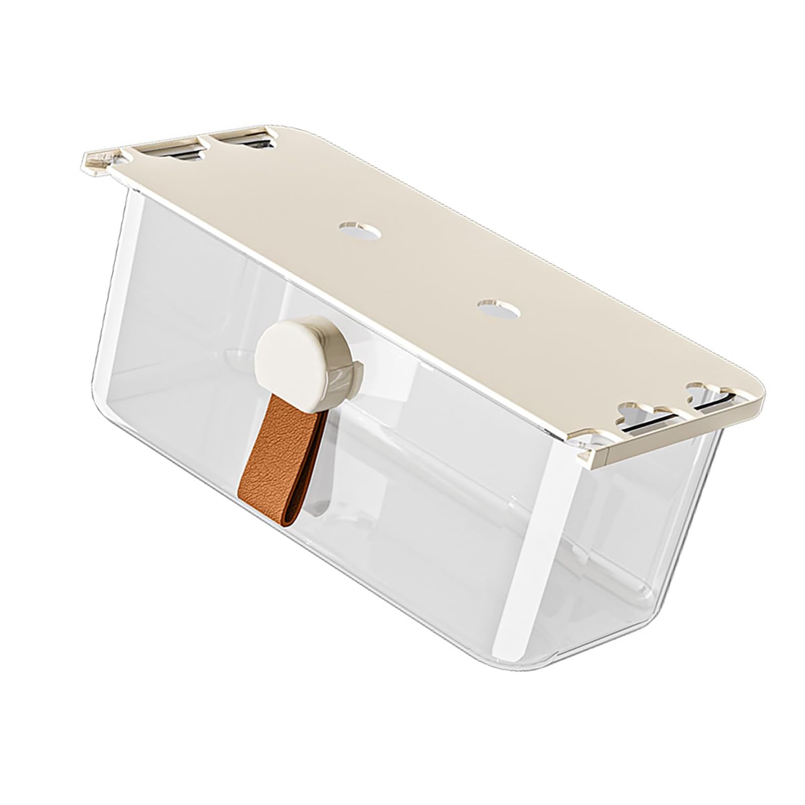 carotoe Bathroom Under Sink Organizers Drawer Storage Shelf Adhesive Mounting for Efficient Space Utilization Sink Storage Shelf