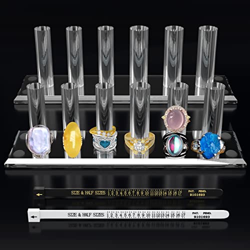 2 PCs Hand Ring Holder Jewelry Stand, Ring Storage Holder Jewelry Display Stands Crystal Clear Acrylic Finger Ring Jewelry Ring/Wedding Ring Display Support Holder Decorative for Women Girls Room, Clear 2PCs 2 PCs Hand Ring Holder Jewelry Stand, Ring Storage Holder Jewelry Display Stands Crystal Clear Acrylic Finger Ring Jewelry Ring/Wedding Ring Display Support Holder Decorative for Women Girls Room, Clear 2PCs