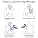 52 Parches de Letras Aplicados con Plancha, Parches Apliques de Alfabeto o...