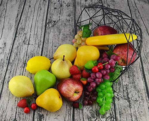 Image of Ulalaza 5Pcs Fake Apple Artificial Fruits Model Lifelike Red Apples Home House Kitchen Party Decoration Desk Ornament