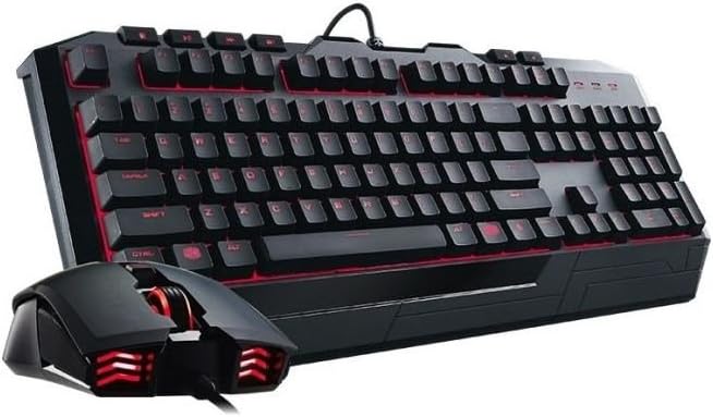 Cooler Master Devastator II LED Gaming Keyboard and Mouse Combo Bundle (SGB-3031-KKMF1-US)