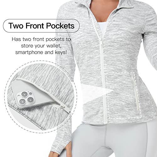 Laufjacke für Damen von Vutru mit hohem Kragen und leichtem Material