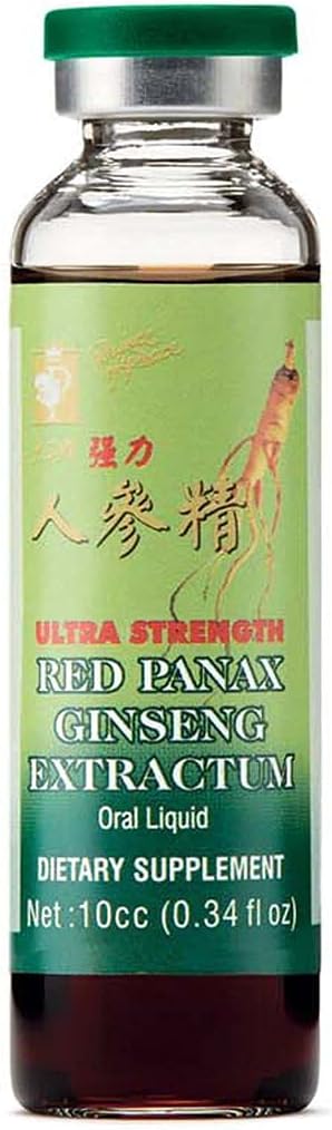Prince of Peace Ultra Strength Red Panax Ginseng Extractum 10 cc vials -- 30 vials : Health & Household