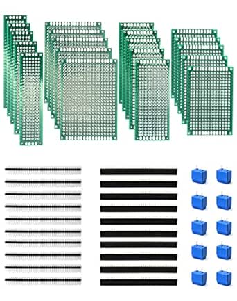 70 PCB Schede Millefori Doppia Faccia - FR4 Per Progetti Elettronici