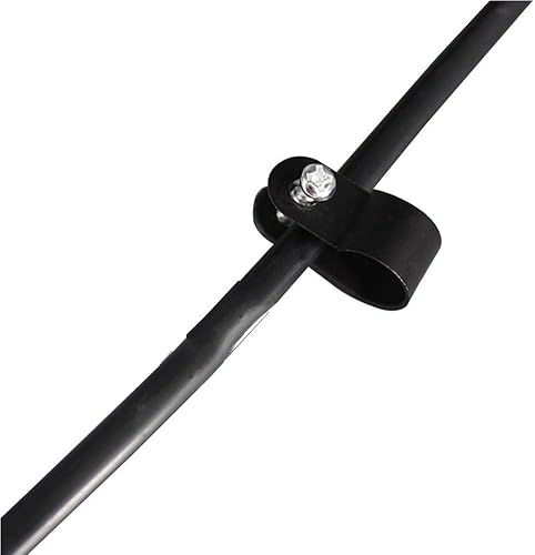 Miniatura 4 de Orgrimmar 200 abrazaderas de cable de plástico de nailon negro tipo R de 316 pulgadas 14 pulgadas 38 pulgadas 12 pulgadas 34 pulgadas 1 pulgadas