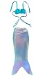 HIBA CREATIONS Baby Girl Swim Suit Bikini Set Bathing Suit Swim Suit Bikini Set 6-12 Months Blue