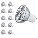 Produktbild Mengjay® 10 Stück - GU10 LED Lampen Energiesparlampe 3W Ersatz für Halogenlampen Warmweiß Aluminum Cover AC 85-265V