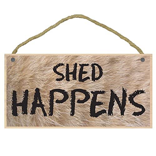 Image of Imagine This Shed Happens Wood Sign for Pets