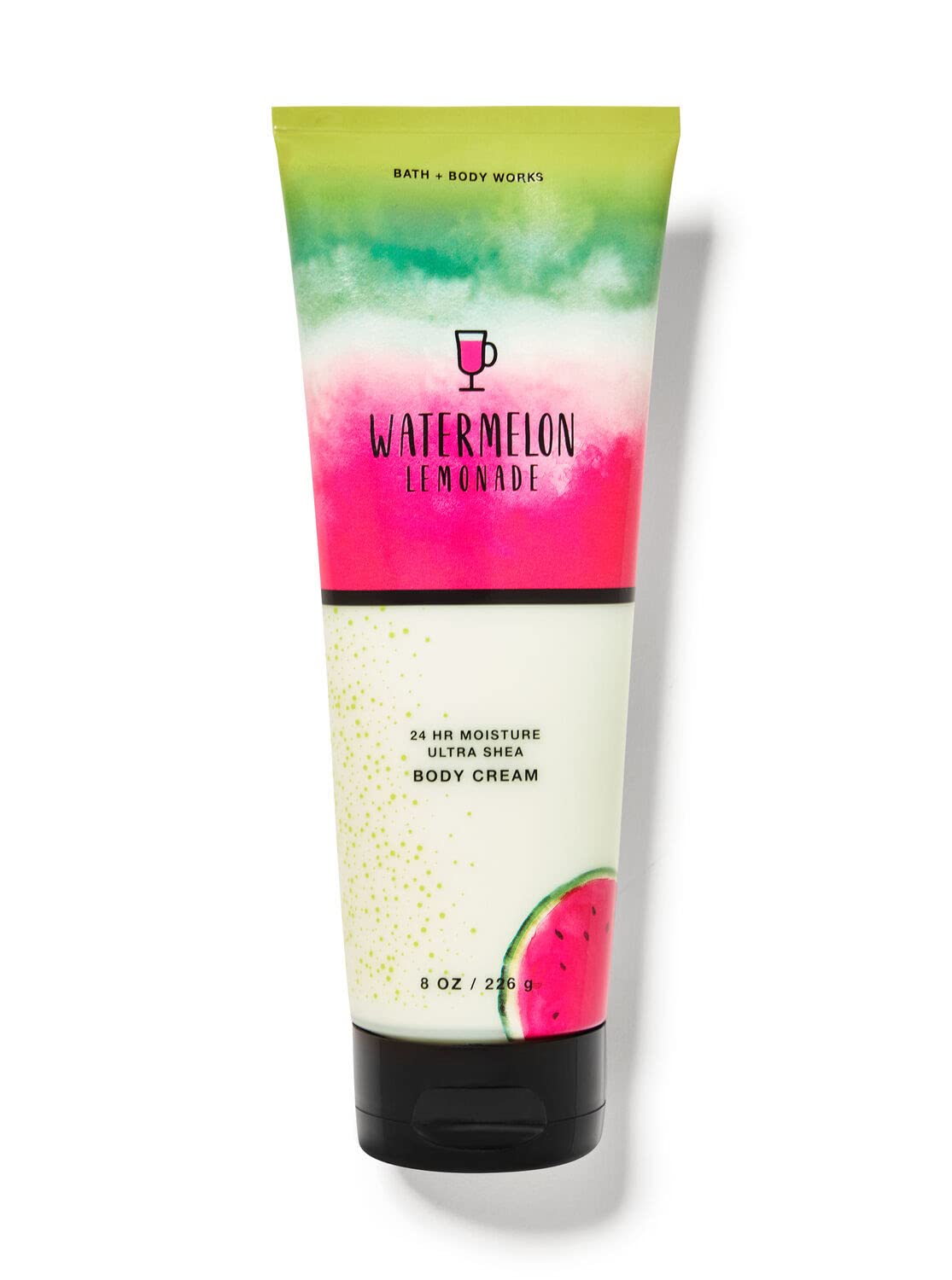 Bath & Body Works WATERMELON LEMONADE Ultra Shea Body Cream 8fl Oz I 226gm Each - SIGNATURE COLLECTION (Bundle of 2 Creams) 24 hour Moisture