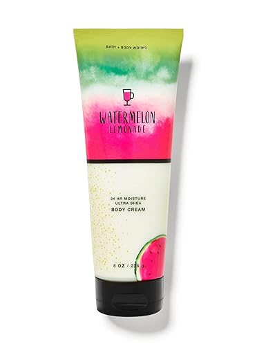 Miniatura 3 de Bath & Body Works WATERMELON LEMONADE Crema Corporal Ultra Karité 8fl Oz I 226gm Cada - Colección Signature (paquete de 2 Cremas) 24 horas Humedad