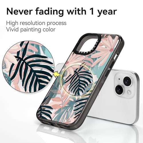 Coque iPhone 14 resistant aux chocs protection integrale palmier mignon - 4