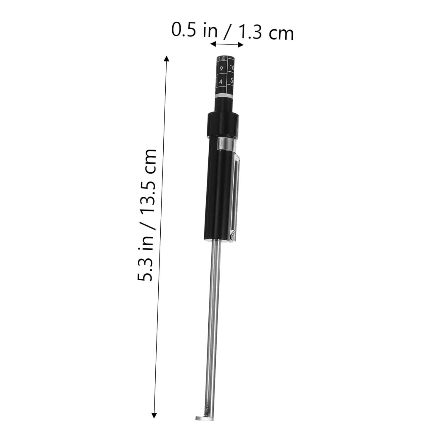 1pc Brake Pad Thickness Gauge Brake Pad Detection Pen Tire Tread Depth Gauge Car Tools High Precision Measurement