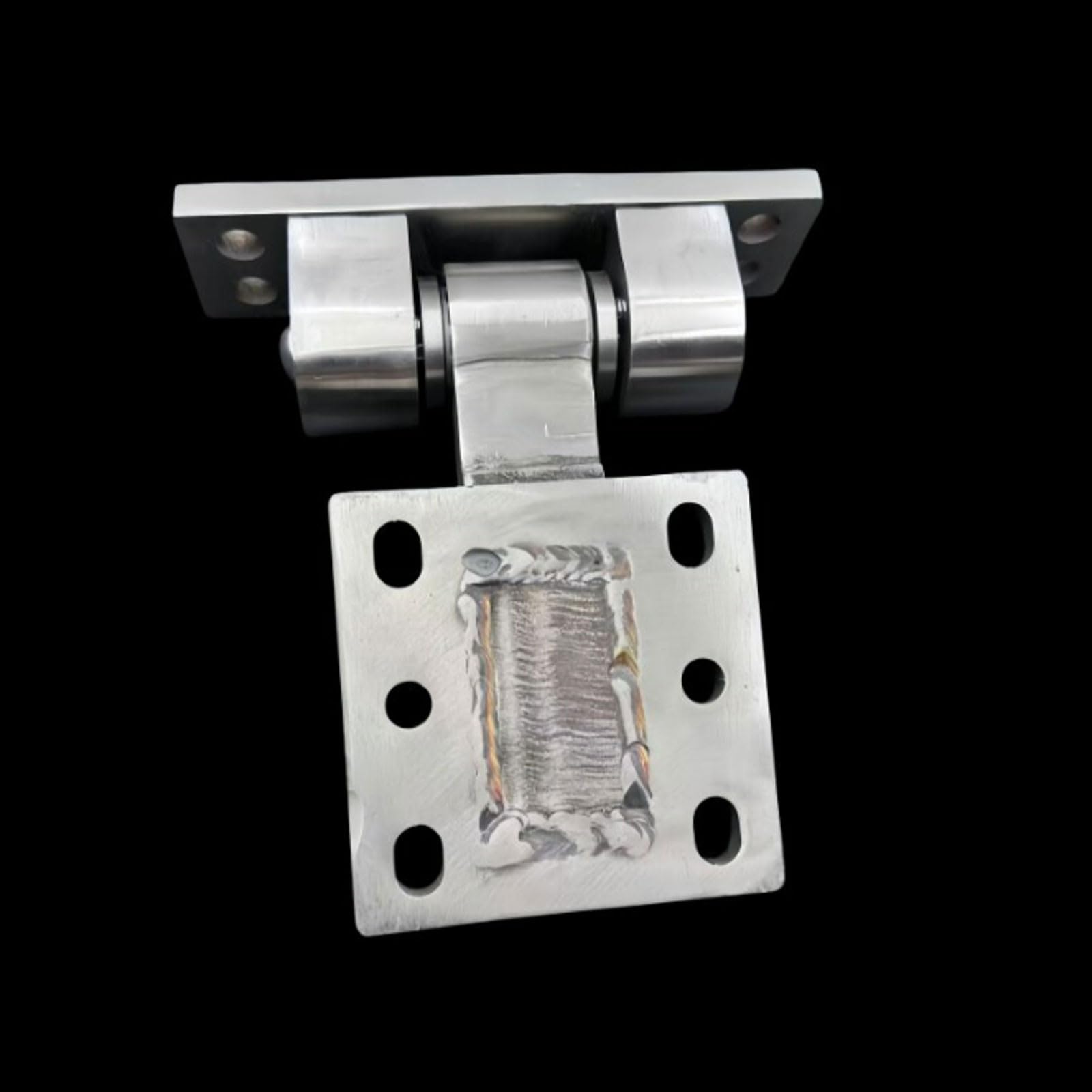 Bisagra de acero inoxidable 304 resistente engrosada, bisagra rodamiento plegable 180° for gabinete distribución industrial puerta grande