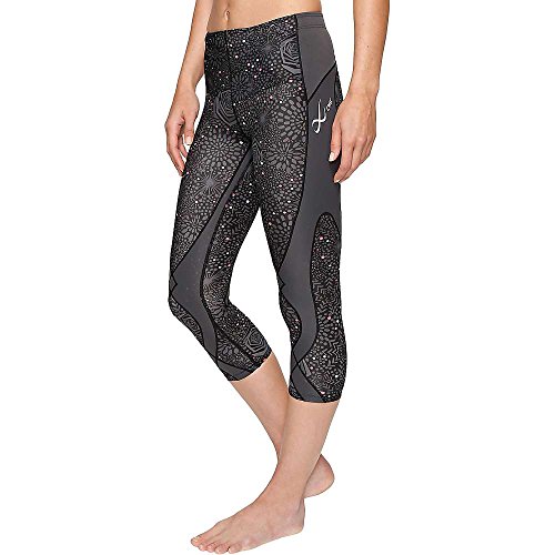 CW-X Women's Mid Rise 3/4 Capri Stabilyx Compression Legging Tights