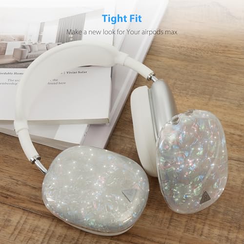 Accessoires protection AirPods Max coque colorée pailletée