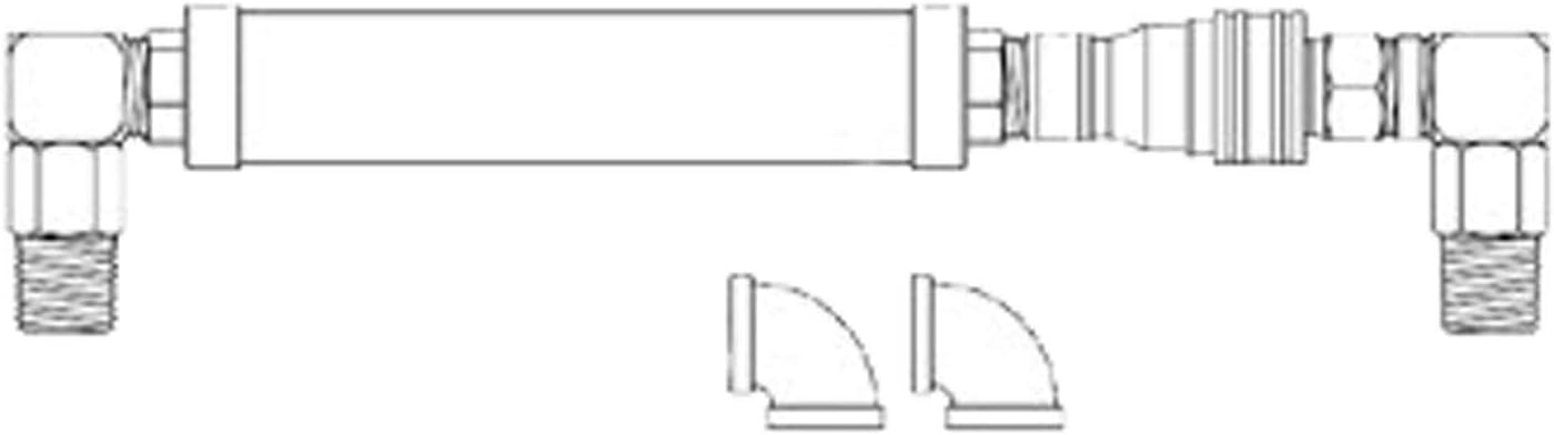 T&S Brass HG-4E-60S Gas Hose with Quick-Disconnect with 1-Inch NPT