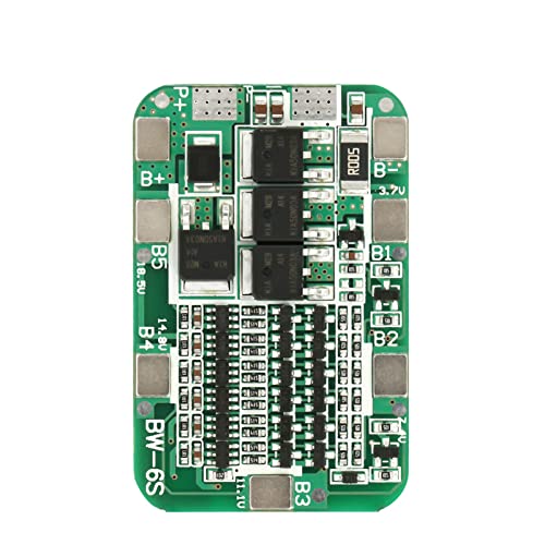 Protección de Batería PCB 6S 15A 22V 24V para Celdas de Litio 18650 - Tablero de Protección de...