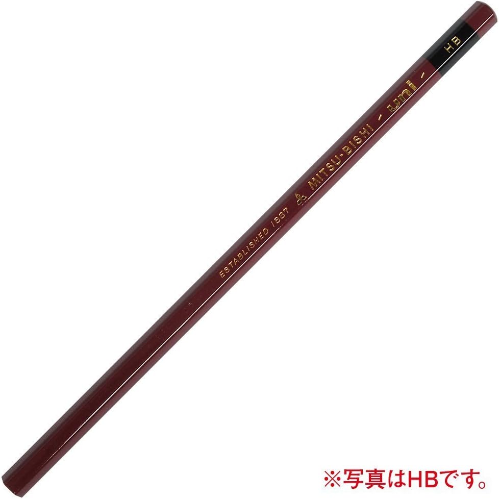 三菱鉛筆 MITSUBISHI PENCIL UNIK 2B 1 DOZEN PAPER BOX UK2B