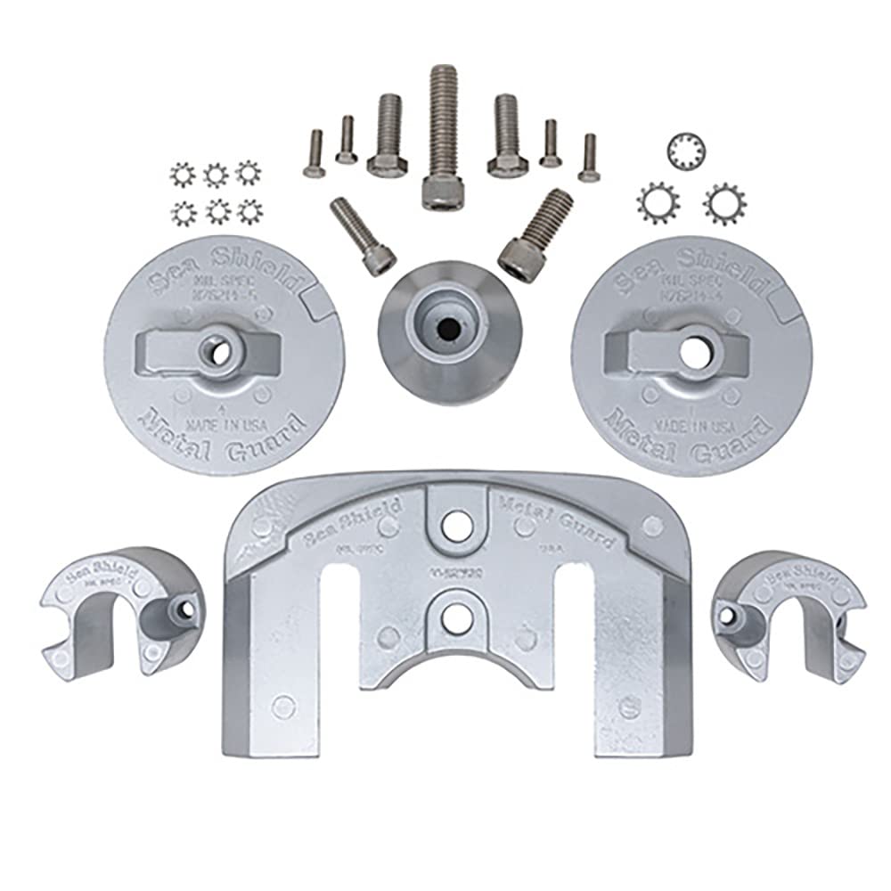 Amazon.com : Sea Shield Marine Mercruiser Bravo 3 Zinc Anode Kit