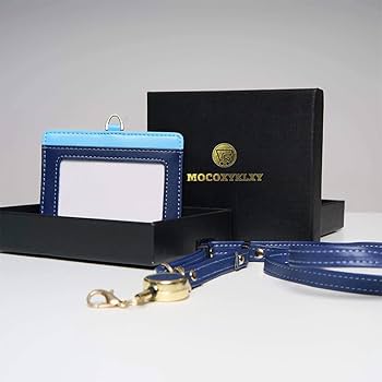 Amazon | MOCOXYKLXY IDカードホルダー ネームホルダー 牛本革