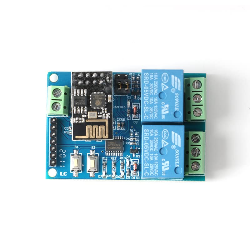 Snapklik.com : 5V ESP8266 Dual Channel WiFi Relay Module IOT WiFi ...