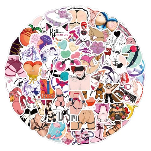 I Love BDSM Stickers 120PCs Laptop Decals Gift Toddlers Teens Girls Cute Cool Kawaii Tools Decorations DIY Stickers for Hydro Flask