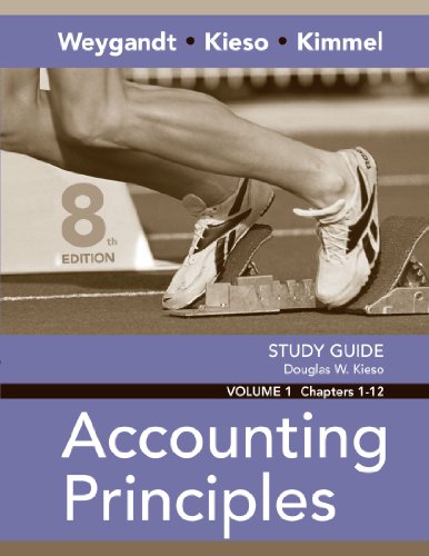 Image of Study Guide, Vol. I to Accounting Principes, 8e: v. 1, Chapters 1-13