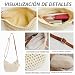 Imagen de WSXQAZ Bolso de Paja de Verano Mujer