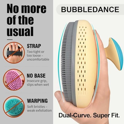Exfoliating Body Scrubber Silicone, Compact Lightweight Accessory for Travel and Daily Use detail image