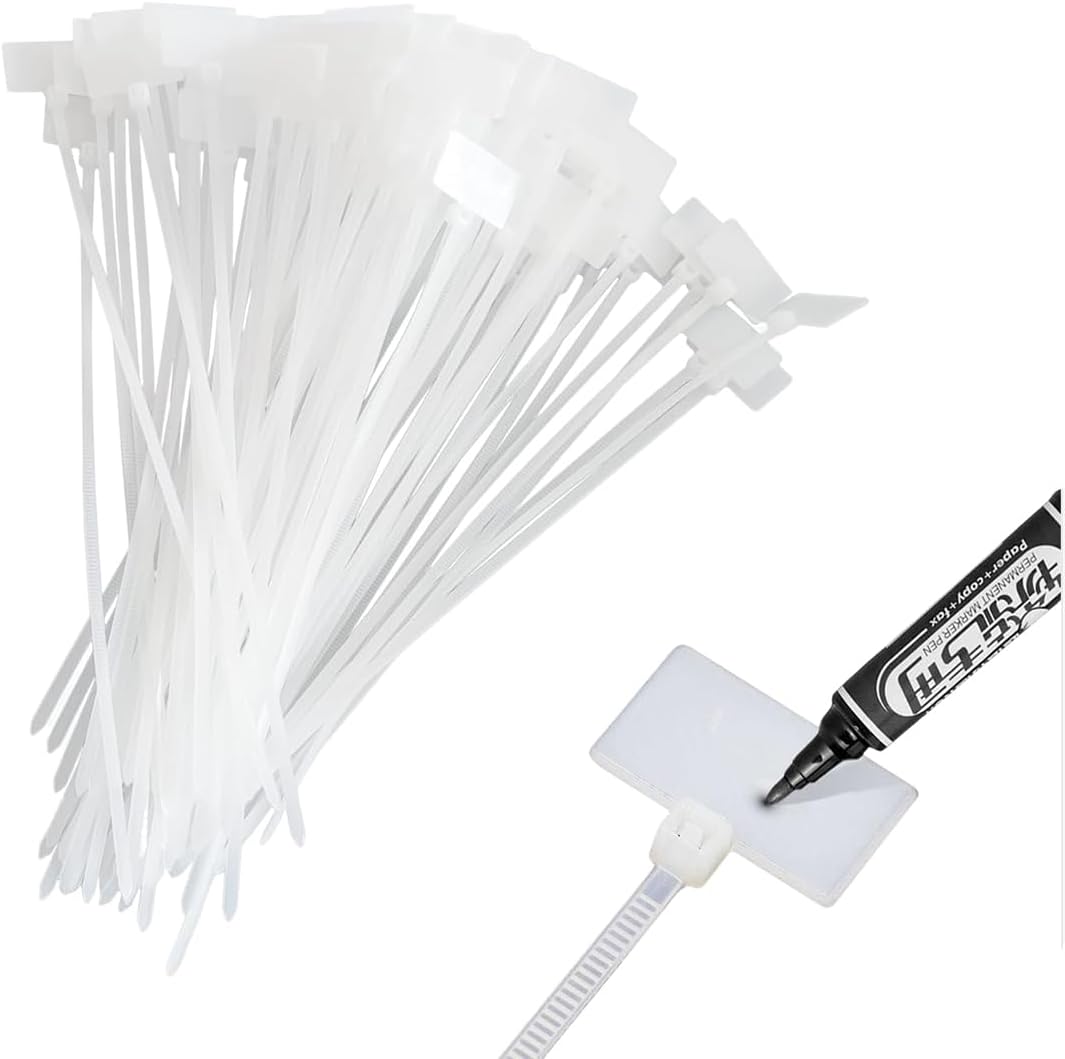 250 Attaches Câbles Colorées Avec étiquettes - Lot De Serre-câbles Nylon 150mm Pour Organisation