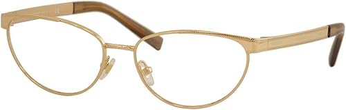Versace VE1260-1412 - Marco para lentes de cristal en oro rosa con lente DEMO de 2.126 in, Oro rosado
