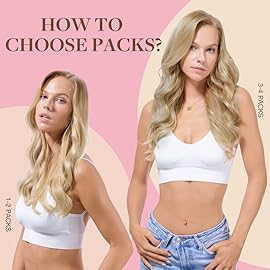 GOO GOO Tape in Hair Extensions Human Hair, 16/22 Light Blonde Highlighted Golden Blonde, 20inch 100g 40pcs, Skin Weft Seamless Invisible, Silky Straight with Thick Ends, Remy Human Hair