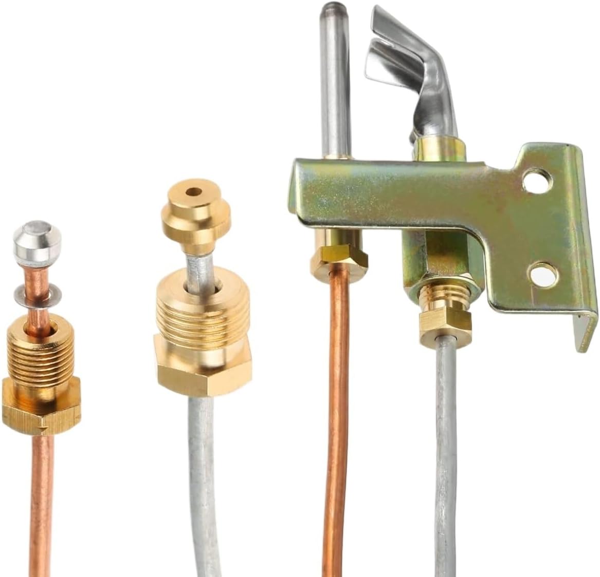 1Pc LP Propane Gas Water Heater Pilot Assembly Include Pilot Thermocouple and Tubing LP Propane Replacement for Desa Reddy Sears