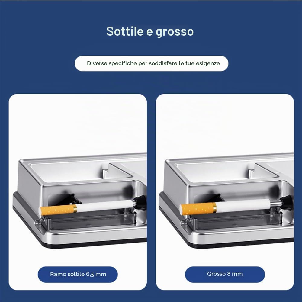 Macchina automatica elettrica dell'iniettore portatile del tabacco della macchina di rotolamento della sigaretta della domestica,Counting Models,8.0mm