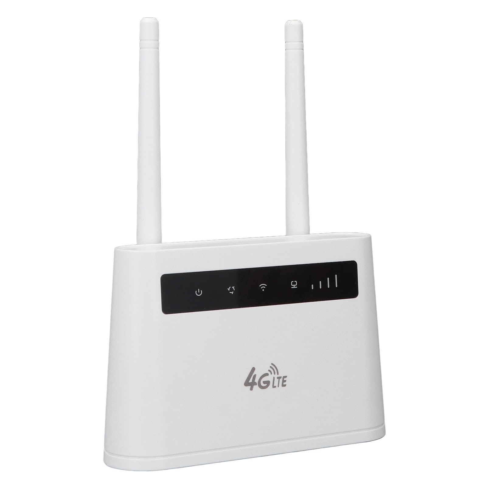 Router WiFi Mobile, Router WiFi Wireless Ad Alta velocità 4G LTE da 300 Mbps Firewall Integrato Stabile con Slot per Scheda SIM per Ufficio (Spina europea)