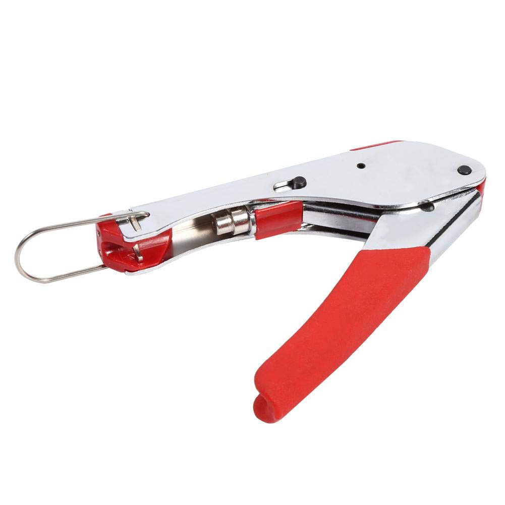 Juego de pinzas de engaste coaxiales de plástico de alta dureza, conjunto de bloqueo de mango Herramienta de pelado de cables coaxial Durable RG6 RG59 RG58 Bricoeur o Técnico