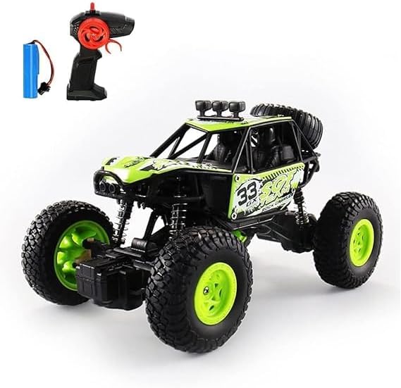 Exegi Enterprise Remote Control Car 1:20 Scale 2WD High Speed Electric Off-Road Monster Truck Crawler Toy for Boys & Girls Kids (Pack of 3)