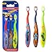 Hot Wheels Toothbrush Kit for Kids - Bundle with 6 Race Car Toothbrushes and Stickers for Boys, Toddlers | Hot Wheels Toothbrush Set