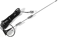 Vista 3 de Antena de escáner de policía de 4 piezas - 20-1300MHz HF VHF UHF Radio Jamón BNC Antena macho para Radio Shack Policía Radio Escáner