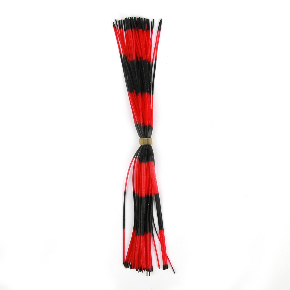 120 Fascette Di Silicone Per Gonne Jig – 50 Fili Ciascuna – Multicolore
