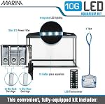 Kit d'aquarium LED Marina, 10 gallons, (15256A1)