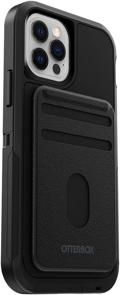 OtterBox Portafoglio con MagSafe, morbido al tatto con 2 slot per Cash/Carte di Credito , forte allineamento e fissaggio magnetico, compatbile con iPhone a tecnologia MagSafe, Nero Single - Immagine 2