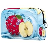 Aplicación: ideal para viajes, vacaciones, viajes de negocios, gimnasio, camping, organización de baño y actividades al aire libre, no solo es una simple bolsa con cremallera, también es una bolsa de maquillaje funcional, bolsa de cosméticos, bolsa organizadora de viaje.