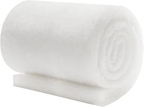 Fish Tank Filter Sponges, Aquarium Filter Media Pad, Material Media Cotton Cleaning Pad, Sponge Filter Floss Roll for Sumps, Ponds, Hydroponics, 1 m x 30 cm Width for Fish Tanks