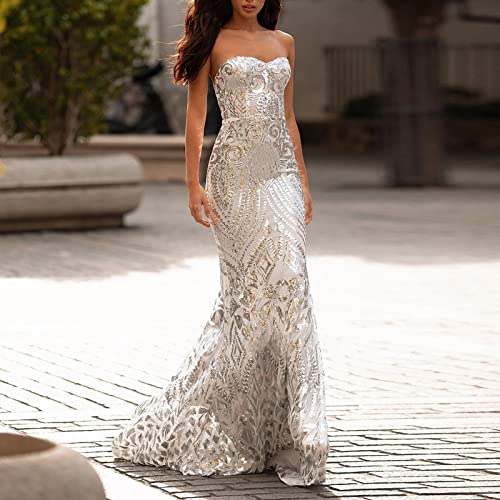Robe pour femmes à franges et paillettes irrégulières de haute couture - 2