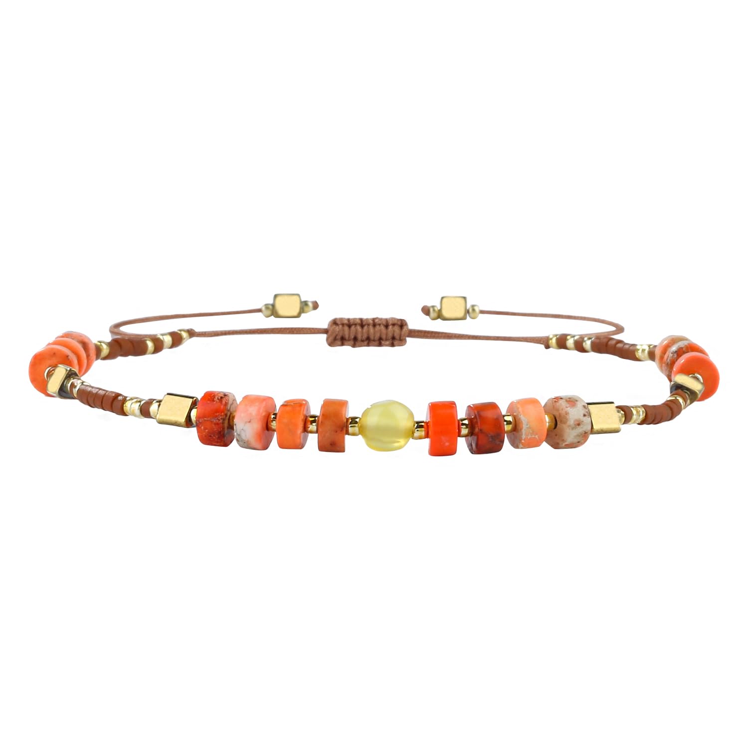 KELITCH Pulseras Amistad con Cuentas Concha Cristal Color Bohemio Pulsera Hecha A Mano Brazaletes Joyería para Mujer — view 24