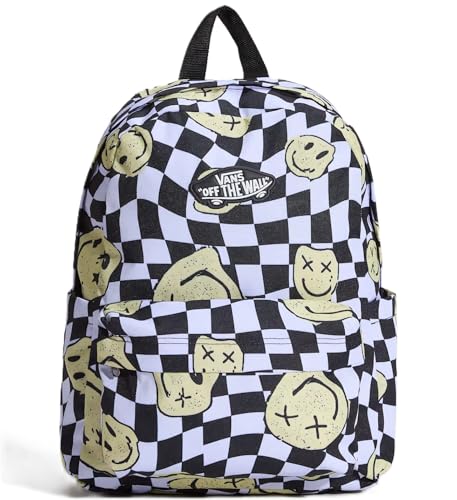 Vans Old Skool Grom Rucksack, Unisex, Weiß/Schwarz, M, weiß/schwarz, Medium