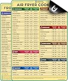 Air Fryer Cheat Sheet Set AirFryer Cooking Guide Cook Time Chart Desert Tan