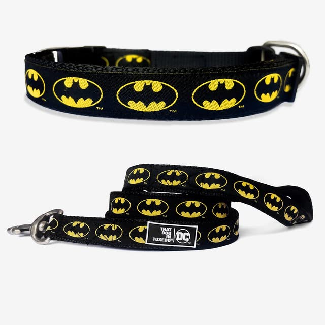 TDIT X �DC The Batman Dog Collar and The Batman Dog Leash Combo (Size Small - 11 inch to 16 inch) (B08WHP24KX) Amazon Price History, Amazon Price Tracker